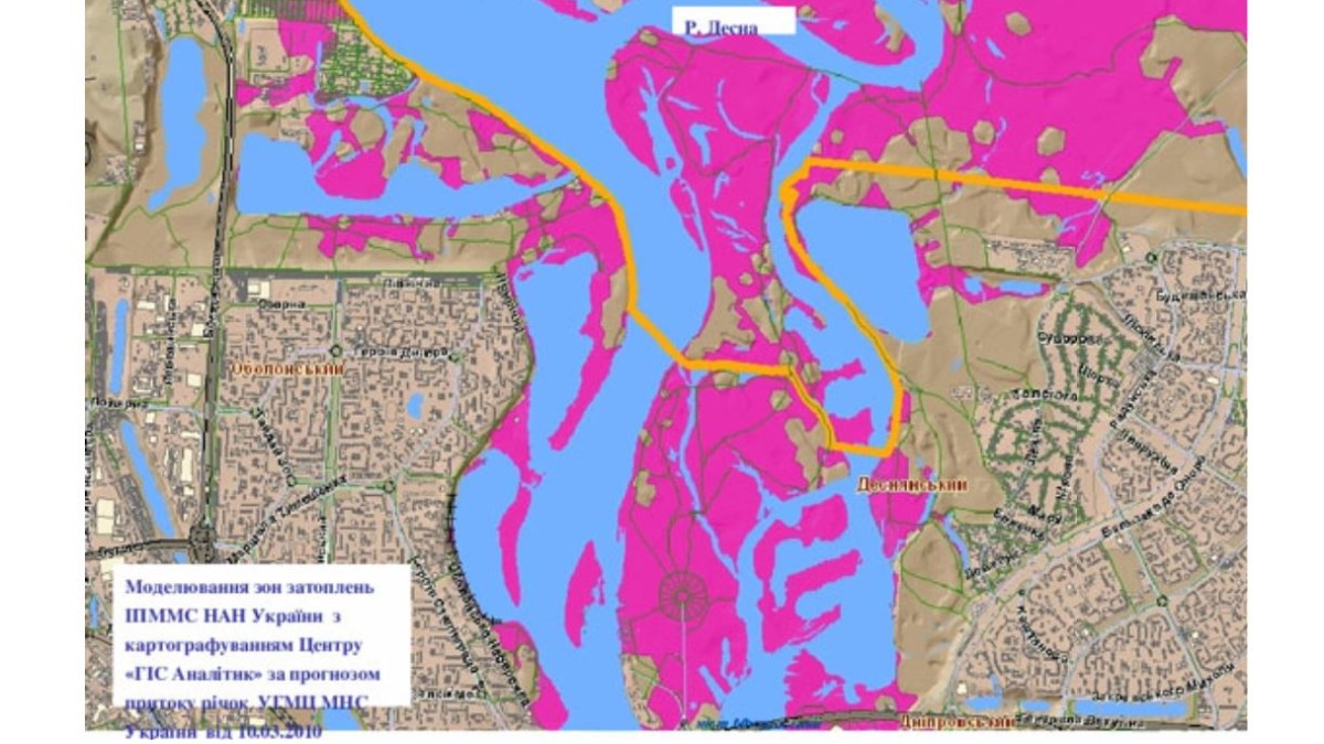 Карта затопления ярославля при прорыве рыбинского водохранилища